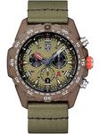 Luminox Bear Grylls Survival Master x #Tide Recycled Ocean Material Olive Green Swiss Made Chronograph Watch XB.3757.ECO, Green