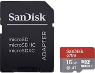 [Older Version] SanDisk 16GB Ultra microSDHC UHS-I Memory Card with Adapter - 98MB/s, C10, U1, Full HD, A1, Micro SD Card - SDSQUAR-016G-GN6MA