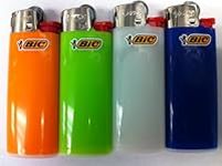 Mini Bic Disposable Lighter 4 Count