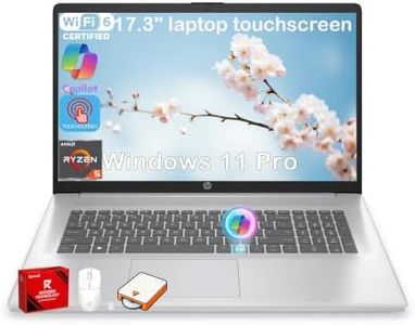 HP 17.3" Touchscreen Business Laptop, 16GB RAM, 512GB SSD,AMD Ryzen 5 7430U