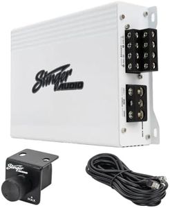 Stinger Audio MT-600.4M 1000 Watt 4-Channel Marine Audio Amplifier, Class D, Water-Resistant