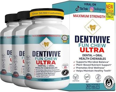 GREENVIFY DentiVive Fun Chew Ultra Dental + Oral Health Chewables, 30 Tablets, Probiotic Blend (5)