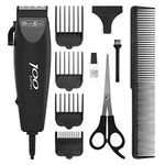 WAHL GroomEase 100 Series Clipper, Head Shaver, Hair Clippers for Men, Home Hair Cutting, Men’s Clipper Set, Male Grooming Kit, Mains Powered Clipping, Corded, Multicolor