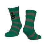 Bioworld Harry Potter Slytherin Hogwarts House Adults Fluffy Slipper Socks