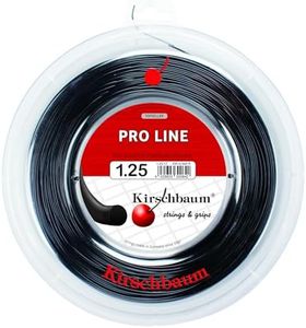 Kirschbaum Reel Pro Line II Tennis String, 1.25mm/17-Gauge, Black