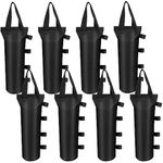 8 Pack Canopy Sand Bags Sand Weights Bags Black 264 LBS Large Heavy Duty Canopy Weight Sand Bags Windproof Sandbag for Instant Outdoor Sun Shelter Canopy Legs (8 Pack)