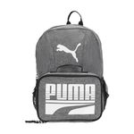 PUMA Kids' Backpack & Lunch Kit Combo, Grey/Multi, Youth Size