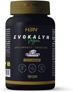 Creatina Alcalina Evokalyn de HSN | Kre-Alkalyn | Para Aumentar: Masa Muscular + Fuerza + Resistencia | Vegano, Sin Gluten, Sin Lactosa, 120 Cápsulas Vegetales