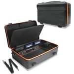 Intecgaming Carrying Case for Atari 2600 plus, Large Capacity Storage Case Suitable for Atari 2600+ console, Joystick Controller, Cartridges and Accessories.