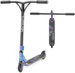 Xootz Stunt Pro Street Scooter, Freestyle Trick Scooter with Steel Y Bar, Aluminium Deck, ABEC-7 Bearings, Rubber Grips, for Kids & Teens, Grey