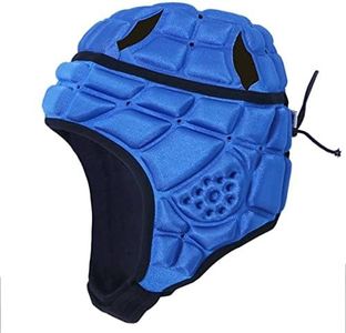 Kids Rugby Headguard, Junior Rugby Helmet Scrum Cap, Football Goalkeeper Padded Helmet Anti-Collision Headgear, Teen Boys Girls Sports Helmet Protective Gear for Rugby, Soccer, Baseball