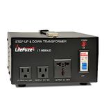 LiteFuze LT Series 5000 Watt Voltage Converter Transformer Step Up/Down - 110v to 220v / 220v to 110v Power Converter - Fully Grounded Cord - Universal Socket, CE Certified [5-Years Warranty]