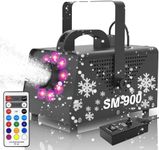 IMONE 900W Snow Machine with 9 Ligh
