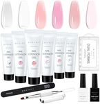 Makartt Poly Nail Gel Kit, 6 Pcs Cl
