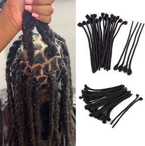 Perruque Femme Cheveux Humains Dreadlocs,Locs Extension Human Hair,100% afro kinky dreadlocks 12 Pounces 0.6cm 20 Locs Par Paquet
