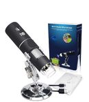 Wireless Digital Microscope, Meshiv 50X-1000X Magnification WiFi Portable Handheld Microscopes with Adjustable Stand HD USB Microscope Camera Compatible with iPhone Android iPad Windows Mac Computer