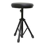 Carlsbro CSS3 Padded Drum Stool Tri-Pod Drummers Throne Seat