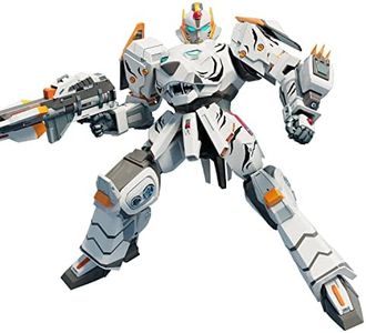 GAGINAN White Tiger Warrior si trasforma in Robot Giocattolo, 27 cm Grigia Deformazione Robot Action Figure, Giocattolo di smontaggio per ragazzi e ragazze dai 6 anni in su (Grigia-Nero)