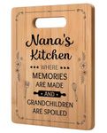 Nana Gifts, Nana Gifts for Grandmother - Unique Nana's Kitchen Cutting Board, Best Nana Birthday Gift, Gigi Gifts for Nana from Grandkids, Mothers Day Gifts for Nana Grandmother