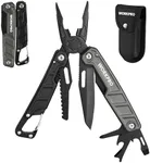 WORKPRO Multitool-11 in 1 Multitool Pliers with Pocket Clip and Sheath-EDC Multi Tool Knives with Safety Lock-Camping Tools Pocket Knife with Screwdriver Saw Blade Wire Cutter and Bottle Opener