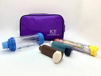 ICE Medical Inhaler Bag - Medium (Purple)