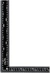 WUTA Carpenter Square, L Square Ruler Framing Carpenters Square Stainless Steel Woodworking Square, Right Angle Ruler Combo Square (12 Inch*8 Inch)