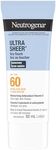 Neutrogena Ultra Sheer Dry Touch Sunscreen Lotion SPF 60 Broad Spectrum UVA UVB Protection Lightweight Water Resistant up to 80 Minutes Oil PABA Oxybenzone Free, 88mL