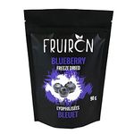 Fruiron Freeze Dried Whole Blueberries - 90 g (3.18 oz) | Pure Freeze Dried Fruit, All Authentic, No Additives, Product of Canada