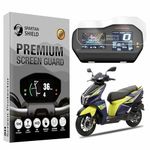 Spartan Shield Digital Meter Screen Guard For TVS NTorq 125XT || Anti Scratch || Water Resistant || HD Clear Ntorq 125 XT BS6 Scooter Instrument Display Cluster Protector [Not Tempered Glass]