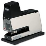 Rapid Classic 105E Contactless Electric Stapler, 50 Sheet Capacity, Mains Powered with UK Plug, Includes Staples, Metal and Plastic, White/Black, 10870410