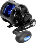 Okuma Solterra SLX Single Speed Levelwind Lever Drag Saltwater Trolling Reel, SLX-10Lb, 380yds-20lb, Black