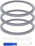 PROKITCHEN Gasket Replacement Rubber Ring,Seal Rings Compatible With Nutribullet Gaskets Part Accessories Blender 900 Series 600W and 900W, Seal Ring 3Pcs, Tiny Hook 1Pcs and Tiny Brush 1Pcs