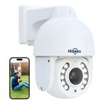 [350°View+5X Optical Zoom] Hiseeu 4K 8MP PoE PTZ Home Security Cameras, Auto Tracking, Human&Vehicle Detect, Color Night Vision, 2 Way Audio, Spotlight&Sound Alarm for Indoor&Outdoor Home Surveillance