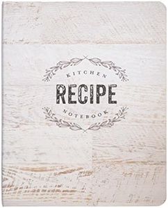 C.R. Gibson Wood Panel Rustic Spiral Recipe Journal, 100 Pages, 7.25" x 9" (QMR-18687)