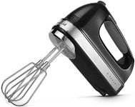 KitchenAid KHM926 85W Hand Mixer, Onyx Black