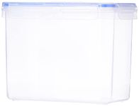 Aristo Lock & Fresh 223 Plastic Storage Container For Storing grains, pulses, rice, wheat etc- 3570 ML, Transparent Clear, (22.5 x 13.5 x 17.5) cm