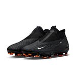 NIKE Men's Phantom Gx Academy Df Fg/Mg Sneaker, Black Summit White Dk Smoke Grey, 11.5 UK