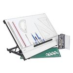 Isomars A2 Drawing Board Table Model Kit (Set of 10) - Comes with 18.5" x 25" Drawing & Drafting Board Ideal for Architects, Engineers, Designers & Artists Students and Professionals