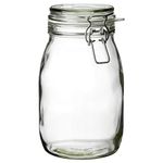 Ikea.. Ikea Korken Jar With Lid, Clear Glass, Pack Of 1
