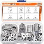 HELIFOUNER 270Pieces 8 Sizes Stainl