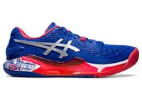 ASICS Mens Gel-Resolution 9 Limited Edition Blue/Pure Silver Tennis Shoe - 9 UK (1041A443.400)