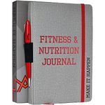 MaLetics – A5 Premium Fitness & Nutrition Journal Planner Daily Exercise Log Book For Men & Women – Set 13 Goals, Track 124 Workouts, Daily Calories, Measure Progress & Log 84 Personal Records