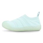 Jan & Jul Lightweight Water Shoes, Slip-On Beach Sneakers for Children (Mint, Size 6 Toddler)