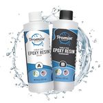 Pro Marine Clear Table Top Epoxy Resin (16-Ounce Kit) | UV Resistant, Self-Leveling | High Gloss Shine for Wood Table Top, Bar Top, Counter Top, River Table, and Other DIY Resin Art Projects