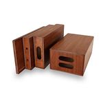 PROAIM Set Of 4 AppleBoxes (Brown) for Studio, Film Set & Photography. Made of 12-ply Cedar Base Wood. For Studio & On-Location Use (AB-SET4-BR)