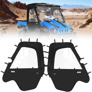 StarknightMT Soft Cab Enclosure Side Doors Compatible with Hisun 500 700 Coleman 500 700 Axis 500 700 Left & Right Soft Doors with Zipper Window Waterproof Protection Massimo MSU500