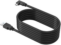 KIWI Design Link Cable Accessories, USB A to Type-C 16 Feet/5 Meters Black Compatible with Quest 2