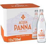 Acqua Panna Still Natural Mineral Water Glass 12x750ml