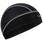 GripGrab UPF 50+ Lightweight UV-Protection Under Helmet Summer Cycling Skull Cap Breathable Bicycle MTB Gravel Bike Hat Black