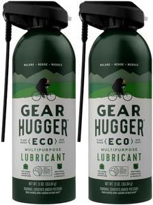 Gear Hugger Multipurpose Lubricant - Eco-Friendly (11 oz, Pack of 2), Rust Remover - Garage Door Lubricant Spray, Door Hinge Lubricant & Lock Lubricant - Plant-Based, No Petroleum, No PTFE